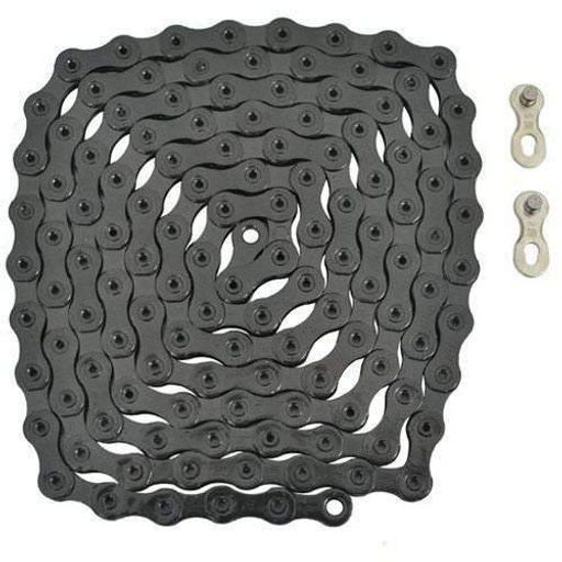 YBN 12 Speed Chain 126 Link With Power Lock, Black #ST1450
