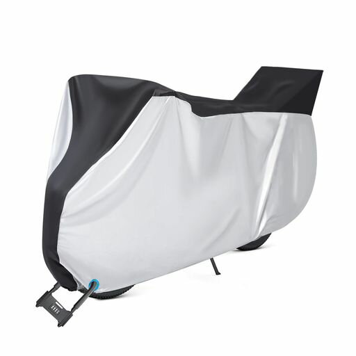 Popolier自転車カバー子供乗せ後子供乗せ対応29インチまで対応防水厚手210D撥水加工UVカット風飛び防止収納袋付き(後子供乗せ対応210D)