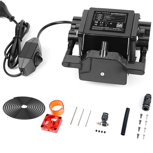 OUYANGエアアシスト、30L/min空気出力、大風量、低騒音、木材や金属のレーザー彫刻用空気圧アシストレ.レーザーモジュールのレンズを保護し、きれいなカットと滑らかなエッジを実現