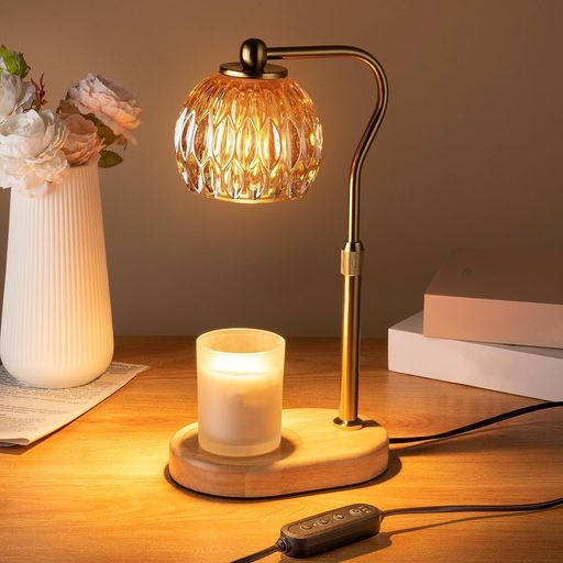 キャンドルウォーマー無段階調光タイマー機能予備電球間接照明オリジナルパッケージ/プレゼントアロマ..