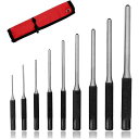 サムコスピンポンチセットピン抜きツール収納袋付1.5~8MM9種類クロム合金工具高精度DIY穴あけ工具家庭用