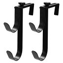 【LEISURECLUB】ドアフックプールフックプールフェンスフックポールハンガー25cm2個セット調整可能