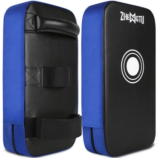 ZHENGTUキックミット2個セット空手ボクシングパンチングミット日本柔道整復師監修ミッドキックボクシン..