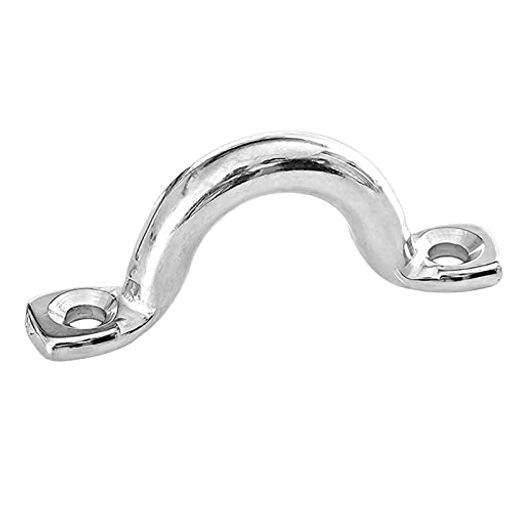 Atibin固定ステンレスカヤックデッキループアイストラップ小型マリンパッドアイアイストラップステンレ..