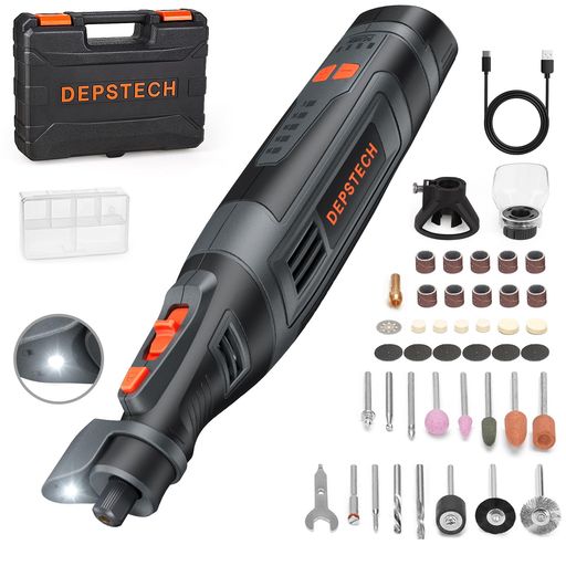DEPSTECHߥ˥롼8V塼2500MAHżɥ쥹30000RPM®ž5®46ॢ꡼LED饤...