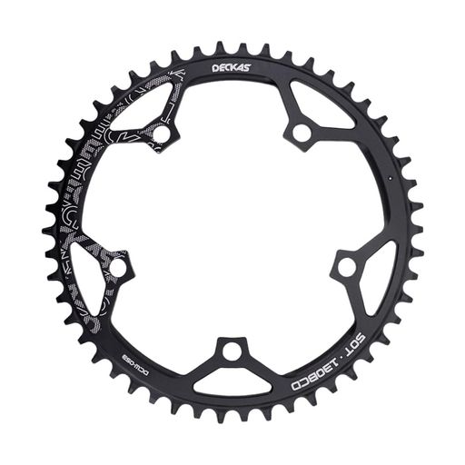 DJCバイクチェーンリング130BCD40歯から58歯ラウンドチェーンリング狭い広い歯軽量ロードバイク折りた..