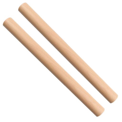 ZOYUBS欅丸棒欅の丸棒丸棒直径約2cm長さ約40cm欅バチ朴の木欅の丸棒2本(一対)木材棒木DIYモデル、芸術..