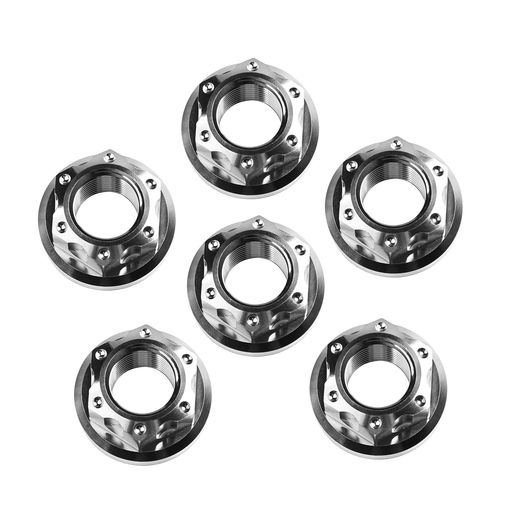 Ruifuチタン合金ナットM6M8M10M12M14M16カラフルなリアとフロントのショックアブソーバーホイールアク..