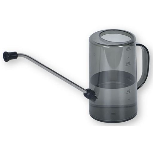 じょうろ水差しジョウロ1L透明如雨露目盛り付きプラスチック製おしゃれ観葉植物ガーデン散水用具園芸用品ブラック