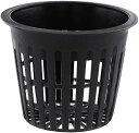 水耕栽培鉢、10個セット水耕栽培容器、外径8.3CM育成ポット、プラスチックメッシュポット、円筒形育苗ポット、給水栽培育苗かご、植物ガーデンニング栽培苗運搬用(...