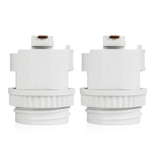 DiCUNOライティングレールソケットダクトレール用電球ソケット白E26口金対応LED専用レール照明器具天井..