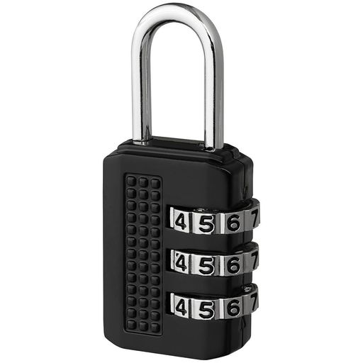 まちの波南京錠コンビネーションロック鍵ドアロック3桁防水防錆盗難防止補助コンビネーションロッ学校..