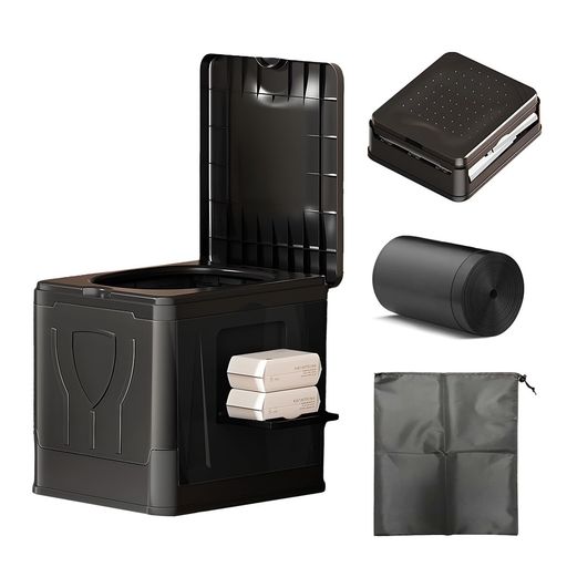 【防災士推奨】Climbix簡易トイレ携帯トイレエコ素材防臭・無臭防災グッズポータブルトイレ10秒簡単設置耐荷重150kgコンパクトサイズ非常用トイレ排泄処理袋12枚収納袋地震/台風/洪水/災…