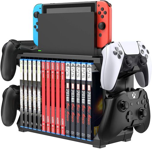 多機能縦置きスタンドFORSWITCHXBOXPS4PS515枚ゲームソフト収納大容量SWITCH/PS4/PS5/XBOXコントローラーゲームヘッドセット収納ラック収納棚組立簡単快速整理展示用スタンド 多機能縦置きスタンドFORSWITCHXBOXPS4PS515枚ゲームソフト収納大容量SWITCH/PS4/PS5/XBOXコントローラーゲームヘッドセット収納ラック収納棚組立簡単快速整理展示用スタンド