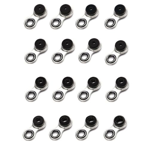 材質:ステンレスフレーム・耐摩耗性セラミックリング リングサイズ:すべて外径5mm、内径2.8mm。16の異なるサイズの16個釣りロッドガイドです。 ガイドサイズ:1.0mm/1.1mm/1.2mm/1.3mm/1.4mm/1.5mm/1.6mm/1.7mm/1.8mm/1.9mm/2.0mm/2.2mm/2.4mm/2.6mm/2.8mm/3.0mm いは外れて紛失しやすいガイドの予備としてとても最適なセットです 耐久性:軽量で感度の高い強力なロッドガイドで絡まりにくい。最も滑らかなロッドガイドは、釣り糸の損傷の可能性を大幅に減らします。