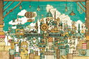 エポック社1000ピースジグソーパズルイラスト/アート西村典子屋根裏部屋のネズミの王国(50x75cm)11-594のり付きヘラ付き点数券付きEPOCH