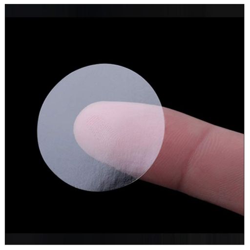 XPデザイン丸型封印シールクリア透明封かんシール業務用封印封かんシールラベル封筒手紙スリット加工(透明直径15mm1560枚)