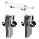 ARINKURINPS5用デュアルヘッドホンホルダーABS製ヘッドセットスタンド収納社外品プレ5