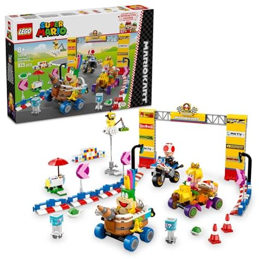 レゴ(LEGO)スーパーマリオマリオカート(TM)–ベビィピーチとグランプリセットマリオカートおもちゃ玩具誕生日プレゼントブロック男の子女の子子供8歳9歳10歳小学生マリオグッズゲーム72036