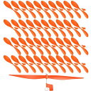 Libimaプラスチックプロペラ40個STEMアクティビティ用折りたたみ防止プロペラブレードゴムバンドフック付き学校や研究機関の飛行機やヘリコプター用7.1イン...