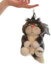ルシファー猫キーホルダーぬいぐるみチェーンかわいい吊り飾りおしゃれ人気し誕生日プレゼントクリスマス記念日バレンタインぬいぐるみ人形キッズアニメギフト
