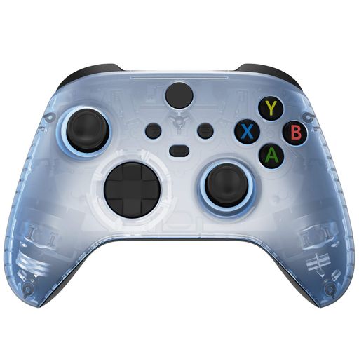 EXTREMERATEのXBOXSERIESX/S対応用カスタムフロントハウジングシェル(クリア素材)、XBOXSERIESX/S対応とXBOX