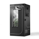 ACInfinityCLOUDLAB733、アドバンス栽培テント3x3、最厚1インチポール、2000Dマイラーキャンバス、ラボテスト済みの最高反射率、最大ジッパ...