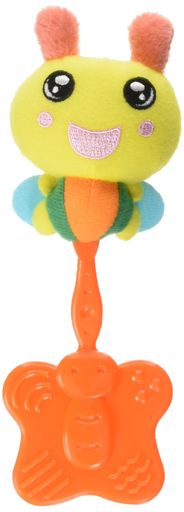 ピープルノンキャラ良品2ヶ月から持てる遊べるくにゃかる!かみかみガラガラ(リニューアル)