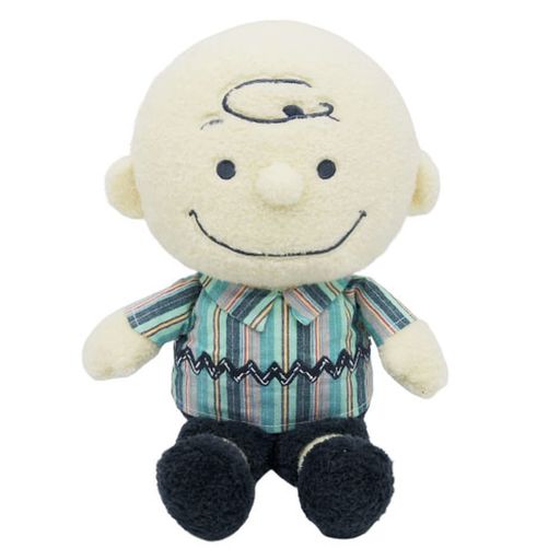 ナカジマコーポレーション(NakajimaCorporation)ピーナッツミントストライプチャーリー・ブラウンMぬい..