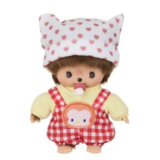 セキグチ(Sekiguchi)キティxモンチッチぬいぐるみSベビチッチ205080H14xW10xD7cm