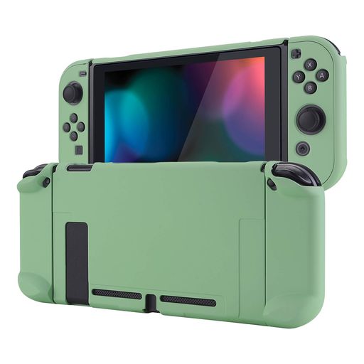 楽天ベストプライスオンラインストアEXTREMERATEPLAYVITALSWITCHコンソールに対応するバックカバー、分割デザインでNSJOYCONハンドヘルド用保護ケース（ハード）、SWITCHドックに対応する保護ケース（ハード）【抹茶グリーン】
