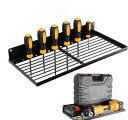 siawadeky電動工具ツールストレージ工具収納ツールキャビネット壁掛け電動工具収納ラック多機能電気ドリル整理ツールラックパワーツールホルダーツールシェルフ自宅作業場小屋用