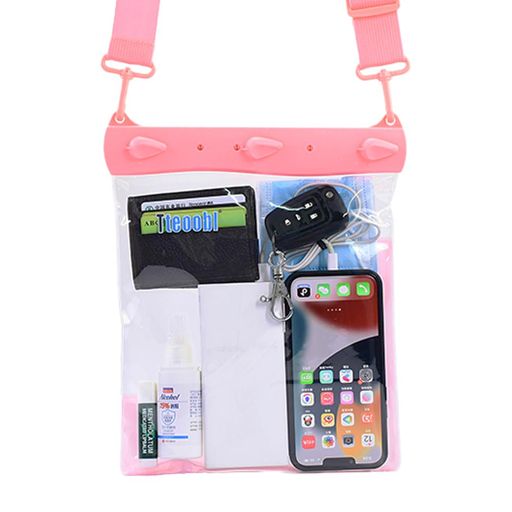 Yotonna(ヨトンナ)ショルダー防水ポーチ完全防水防水バッグ海水浴[透明窓・撮影可・タッチ可能]3重防水..