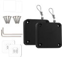 HANAHAULドアクローザー引き力1200G自動ドアクローザー2個セットミニドアクローザー家庭用引戸クローザー取付簡単取替え用ドアクローザー速度均一静音引き戸...