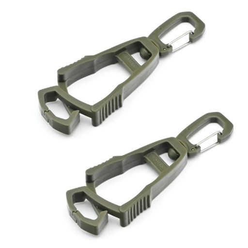 手袋クリップ360°回転グローブホルダーグローブ高強度2個セット片側カラビナタイプグローブ収納手袋収納紛失防止軽量耐久性耐久性作業登山グリーンです