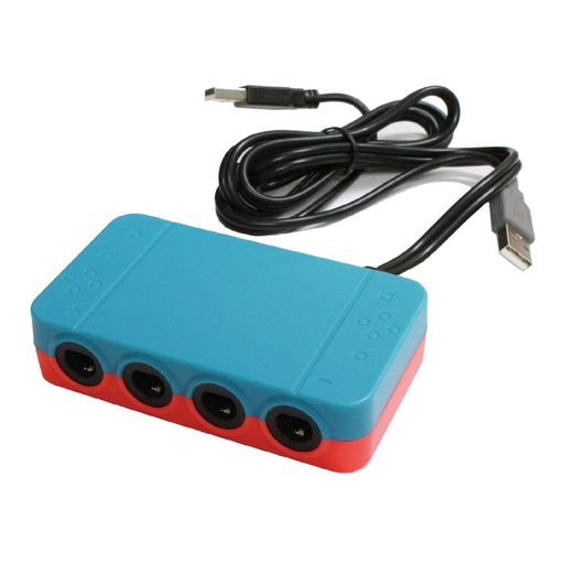 アローンSwitch用有機ELモデル対応ゲームキューブコントローラー変換アダプタ接続タップ4台同時接続ホームボタン連射ターボ機能付き対戦アクションゲーム日本メーカーブルーxレッド アローンSwitch用有機ELモデル対応ゲームキューブコントローラー変換アダプタ接続タップ4台同時接続ホームボタン連射ターボ機能付き対戦アクションゲーム日本メーカーブルーxレッド