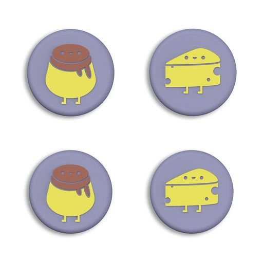 eXtremeRatePlayVital可愛いスイッチサムグリップキャップ、Switchに対応用&Switch