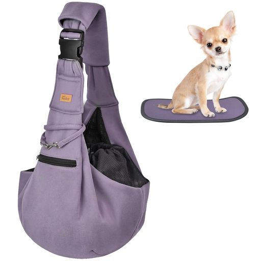 CUBY 犬 抱っこ紐 スリング 中小型犬用 ペットスリング 猫 キャリーバッグ 長さ調...