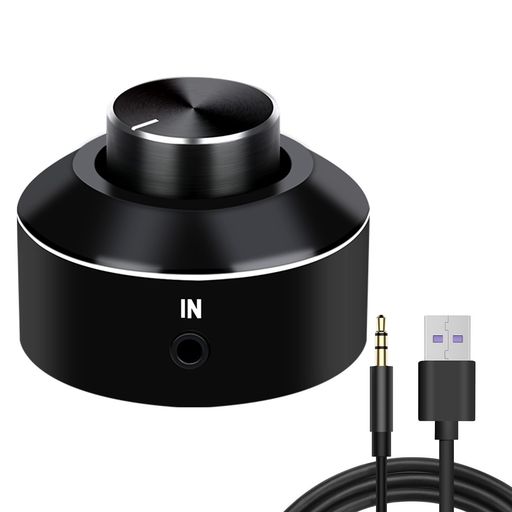 ボリュームコントローラー3.5mm音量調節スイッチャーイヤホン/スピーカー/アンプ/携帯電話/対応電源不要オーディオアジャスター ボリュームコントローラー3.5mm音量調節スイッチャーイヤホン/スピーカー/アンプ/携帯電話/対応電源不要オーディオアジャスター