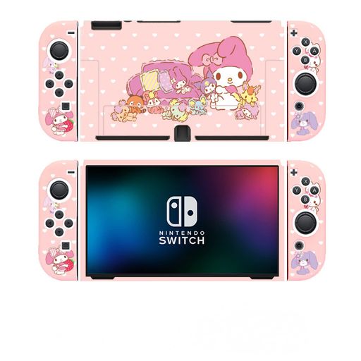 SWITCHOLEDケーススイッチ有機EL保護カバーかわいい手描きアニメーションキャラクターTPU製分体式薄型着脱簡単全面保護防塵防汚キズ防止滑り止め+親指キャップ4付き SWITCHOLEDケーススイッチ有機EL保護カバーかわいい手描きアニメーションキャラクターTPU製分体式薄型着脱簡単全面保護防塵防汚キズ防止滑り止め+親指キャップ4付き
