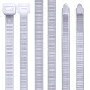 屋外耐候性頑丈なナイロン結束バンド幅4.6mmケーブルバンド長い350mmホワイト/WHITE/白(結束長さ315mm)/100本入タイラップインシュロック超高耐久ケーブルタイ丈夫なナイロンケーブル結束バ…