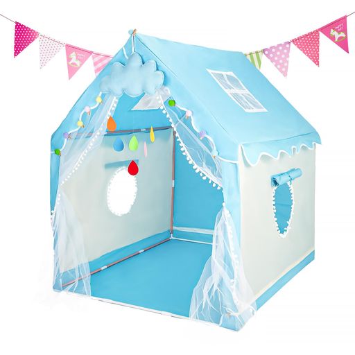 TWOPONEキッズテント女の子子供室内テントテントハウス秘密基地室内遊具おもちゃ折り畳み式組み立て簡単お誕生日・クリスマス・子供の日に最適幅120x横幅100x高さ130CM専用収納袋/日本語取…