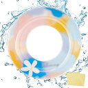 浮き輪ビニール補修用テープ2枚付きフロートうきわ1人乗り子供用大人用子供キッズ浮き具O型強い浮力厚く耐久性空気漏れにくい壊れにくい安定性折りたたみ式キラキラ夏休み暑さ対策プ…