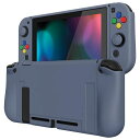 PlayVitalZealProtectNintendoSwitchに対応用ソフト保護シェル、switchに対応用フレキシ保護カバー、スクリーン保護フィルム&サムグリップキャップ&ABXY方向ボタンキャップ付き-純色系【スレートグ…(2)