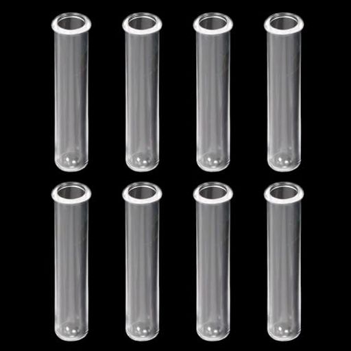 8個試験管アクリル透明な試験管花の水管ストレージコンテナクリアチューブ花チュークリアチューブ透明..