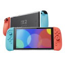 PlayVitalRangerNintendoSwitch2(2025)対応保護カバーシリコングリップ+PC製ハードカバーケース折りたたみスタンド&親指グリップ...