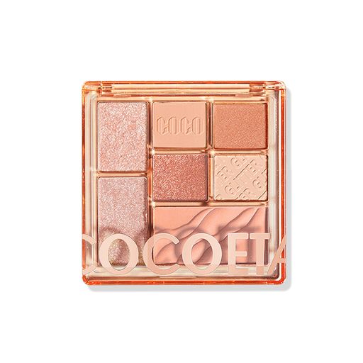 Gevlonecirlyアイシャドウパレットラメパールマット7色パウダー防水防汗高発色長時間持続アイシャドウグリッター(01#スイートティー)(4)