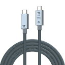 USB4ケーブル0.5mThunderbolt4対応LpoieJun【40Gbps高速転送/240W急速充電/8K@60Hz映像出力】E-Marker搭載USB3.2/2.0など下位互換サンダーボルト4ケーブル