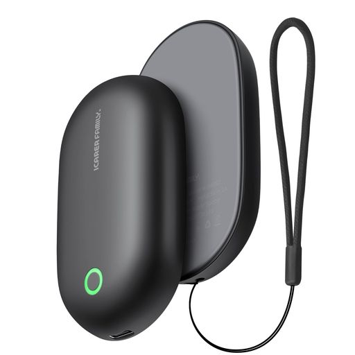 充電式カイロ分離式設計3階段温度調節電気式カイロ360°全面3秒急速発熱大容量バッテリー小型超軽量持ち運びやすい5V/2A急速充電秋冬の通勤キャンプハイキングギフトとしても最適です(…