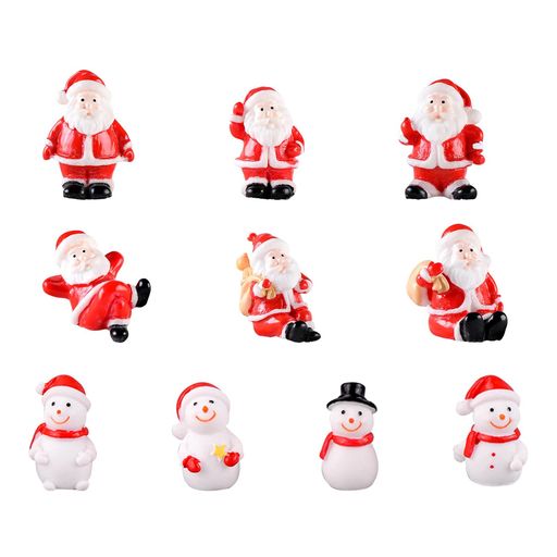クリスマス ミニチュア 置物 10個セット サンタクロース 雪だるま クリスマス 飾り ミニサンタクロース テーブル オーナメント 樹脂 工芸品 卓上 置物 盆栽 鉢植え 園芸 小道具 クリスマスパーティー ギフト おもちゃ (サンタクロース クリスマス ミニチュア 置物 10個セット サンタクロース 雪だるま クリスマス 飾り ミニサンタクロース テーブル オーナメント 樹脂 工芸品 卓上 置物 盆栽 鉢植え 園芸 小道具 クリスマスパーティー ギフト おもちゃ (サンタクロース